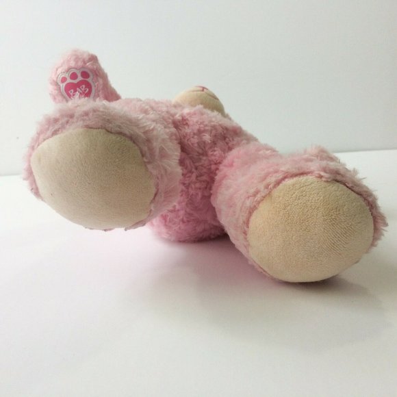Build A Bear Cuddle Plush Teddy Bear Light Pink Swirl Fur Stuffed Animal Toy 16" - Picture 6 of 12